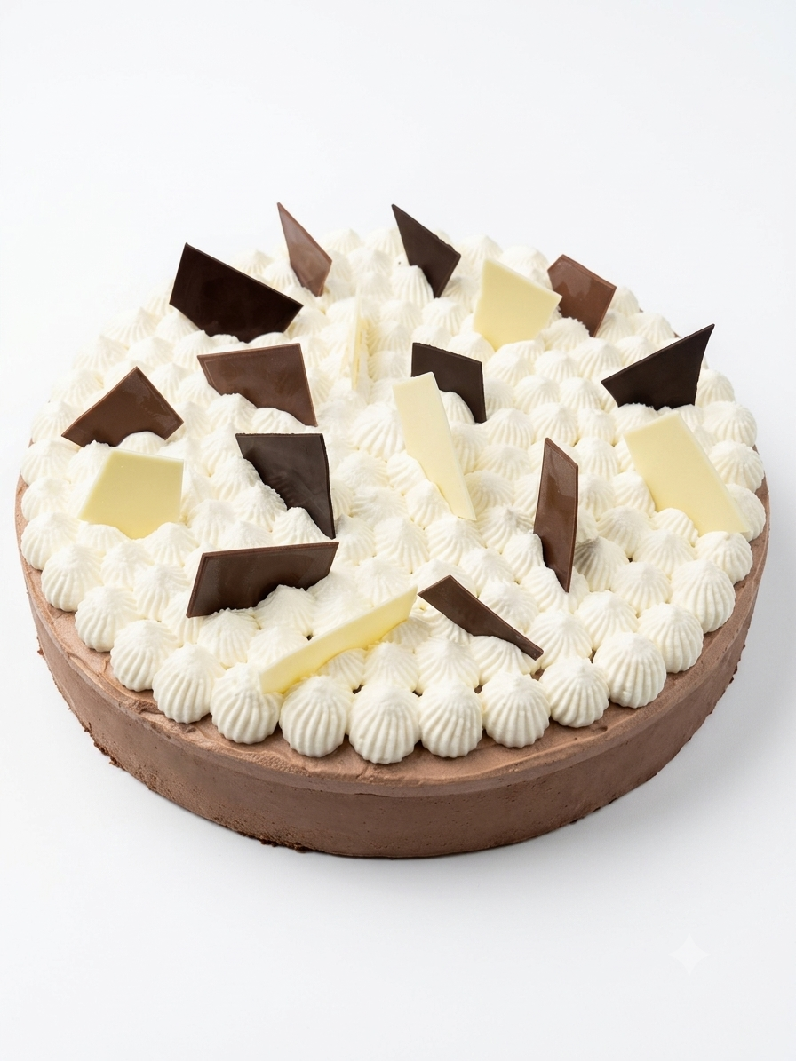 Entremets 3 chocolats • Génoise • Croustillant praliné